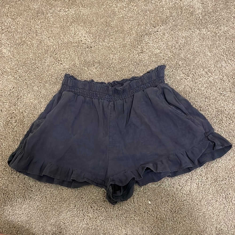 Aerie Ruffle Denim Shorts - Size M